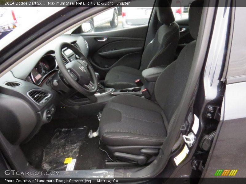 Maximum Steel Metallic / Black/Light Tungsten 2014 Dodge Dart SXT
