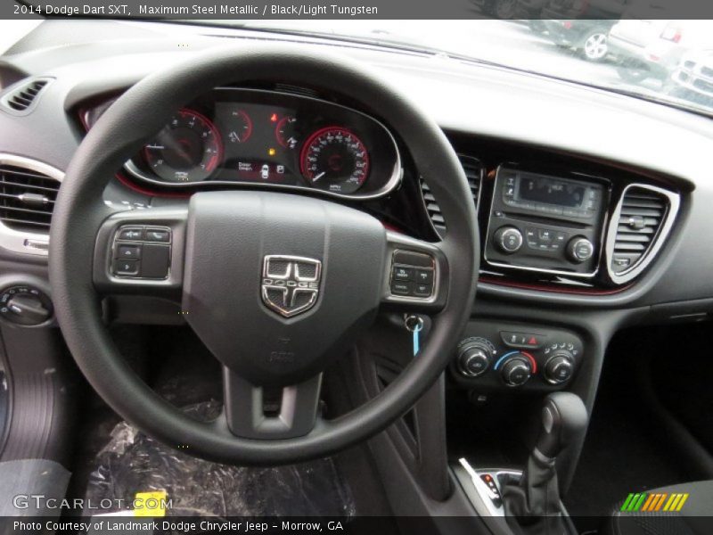 Maximum Steel Metallic / Black/Light Tungsten 2014 Dodge Dart SXT