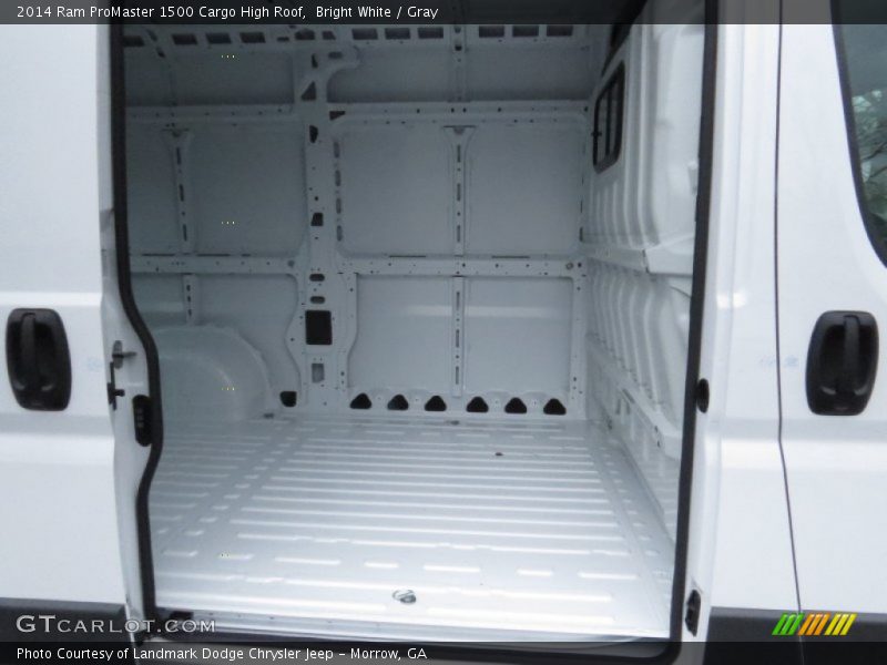 Bright White / Gray 2014 Ram ProMaster 1500 Cargo High Roof
