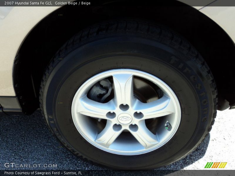 Golden Beige / Beige 2007 Hyundai Santa Fe GLS