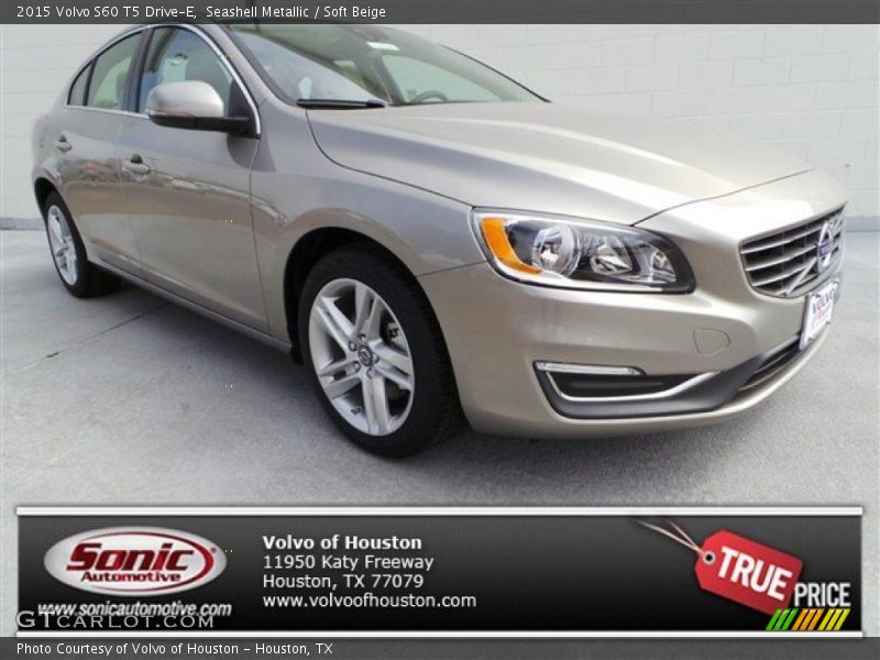 Seashell Metallic / Soft Beige 2015 Volvo S60 T5 Drive-E