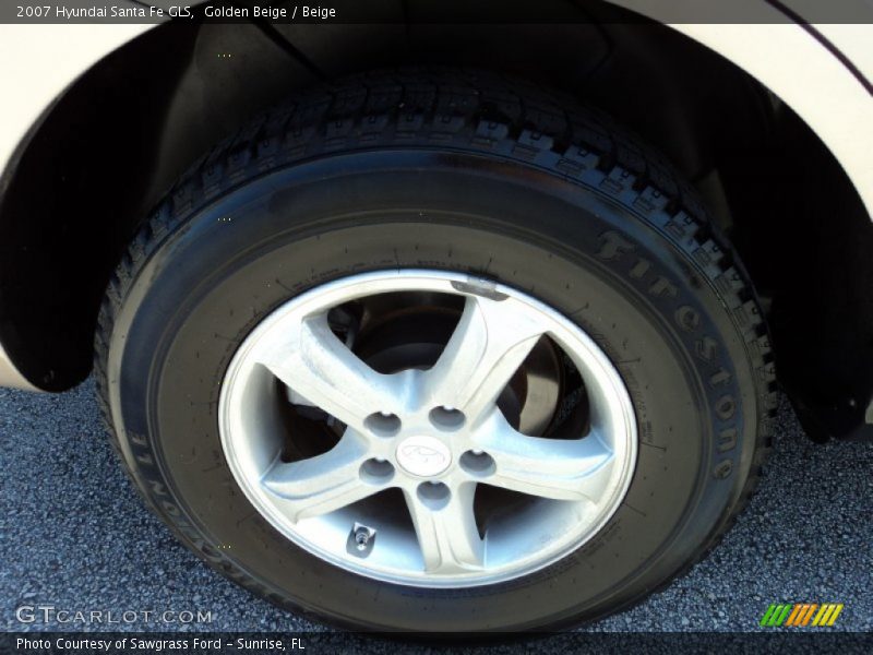 Golden Beige / Beige 2007 Hyundai Santa Fe GLS