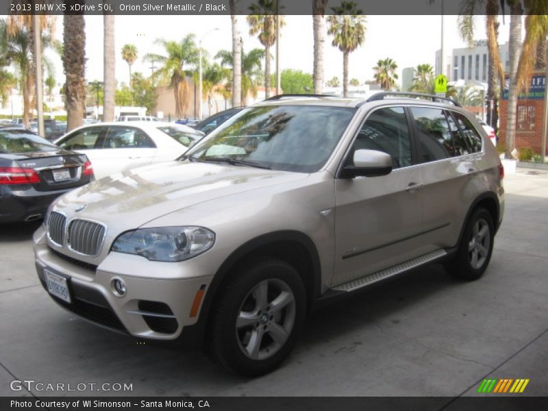 Orion Silver Metallic / Black 2013 BMW X5 xDrive 50i
