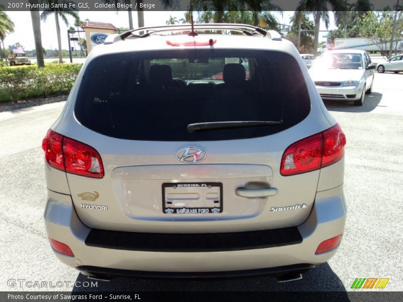 Golden Beige / Beige 2007 Hyundai Santa Fe GLS