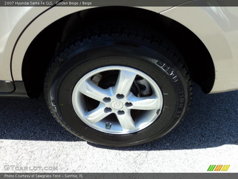Golden Beige / Beige 2007 Hyundai Santa Fe GLS