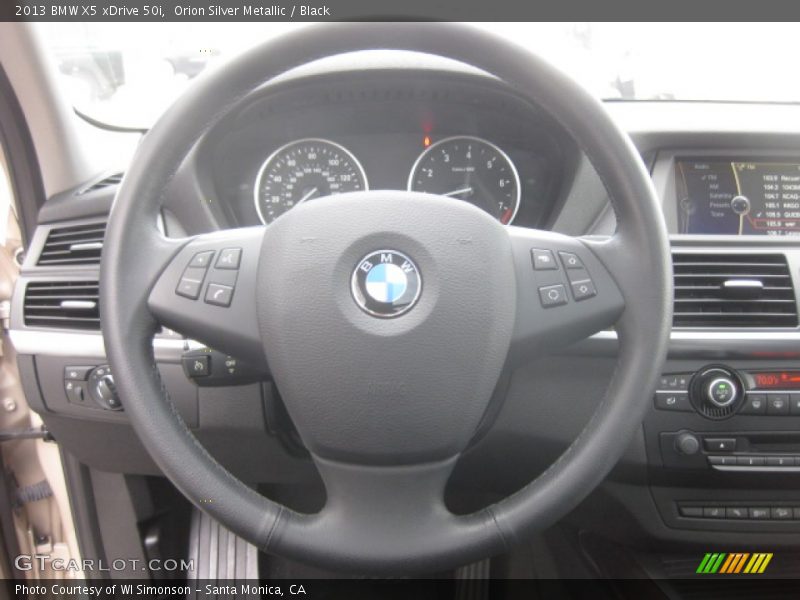 Orion Silver Metallic / Black 2013 BMW X5 xDrive 50i