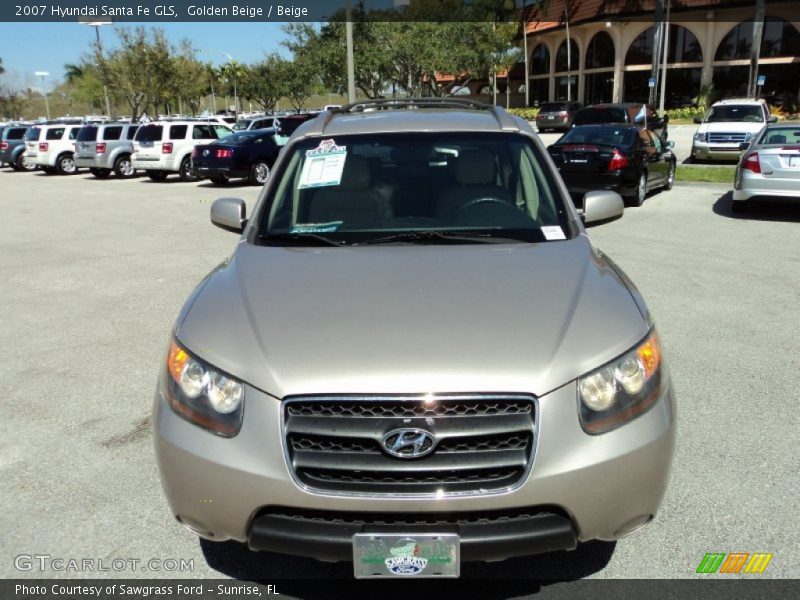 Golden Beige / Beige 2007 Hyundai Santa Fe GLS