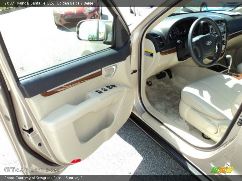 Golden Beige / Beige 2007 Hyundai Santa Fe GLS