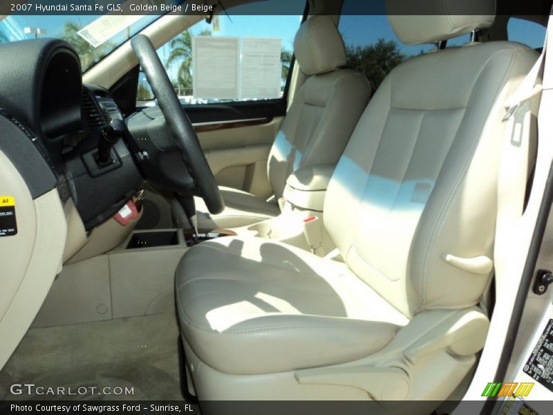 Golden Beige / Beige 2007 Hyundai Santa Fe GLS