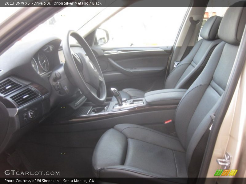 Orion Silver Metallic / Black 2013 BMW X5 xDrive 50i
