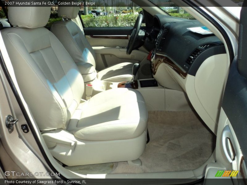 Golden Beige / Beige 2007 Hyundai Santa Fe GLS