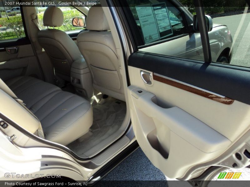 Golden Beige / Beige 2007 Hyundai Santa Fe GLS
