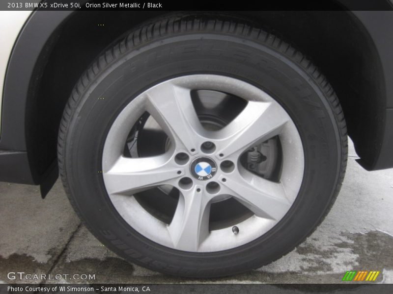 Orion Silver Metallic / Black 2013 BMW X5 xDrive 50i
