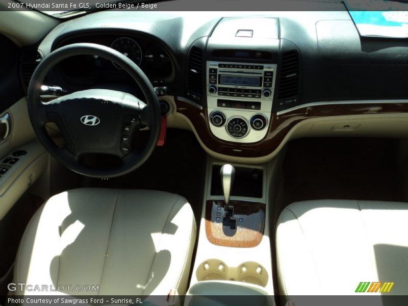 Golden Beige / Beige 2007 Hyundai Santa Fe GLS
