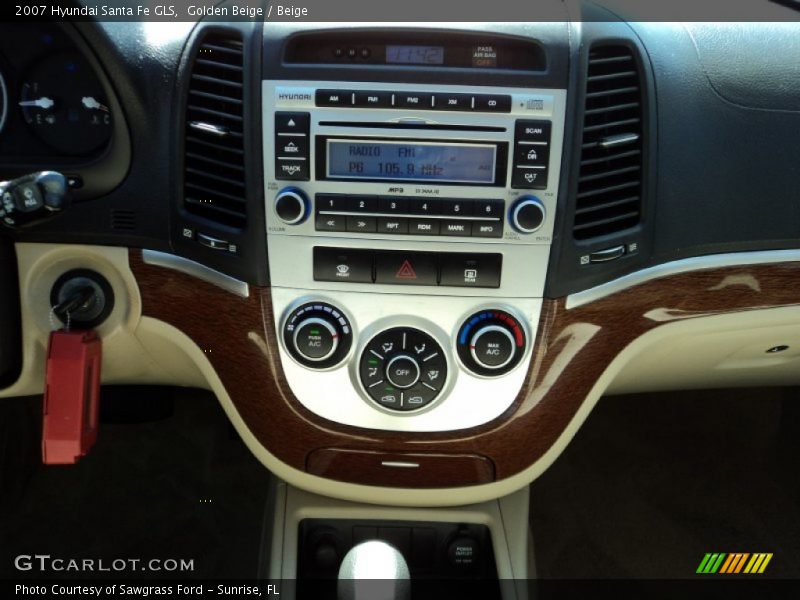 Golden Beige / Beige 2007 Hyundai Santa Fe GLS