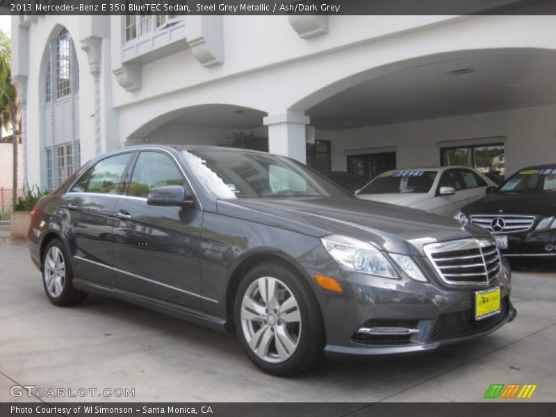 Steel Grey Metallic / Ash/Dark Grey 2013 Mercedes-Benz E 350 BlueTEC Sedan