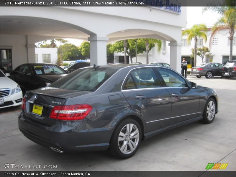 Steel Grey Metallic / Ash/Dark Grey 2013 Mercedes-Benz E 350 BlueTEC Sedan