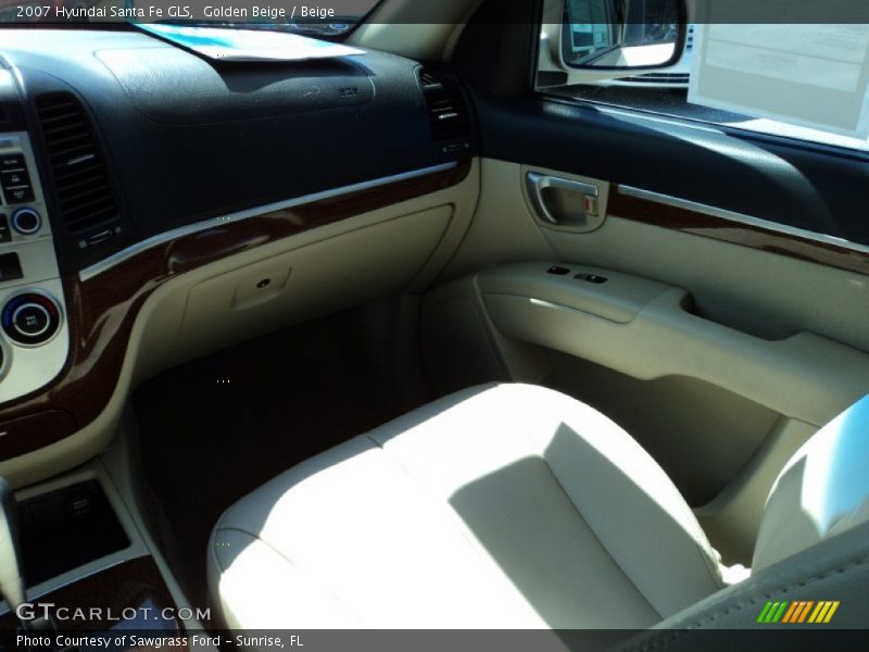 Golden Beige / Beige 2007 Hyundai Santa Fe GLS