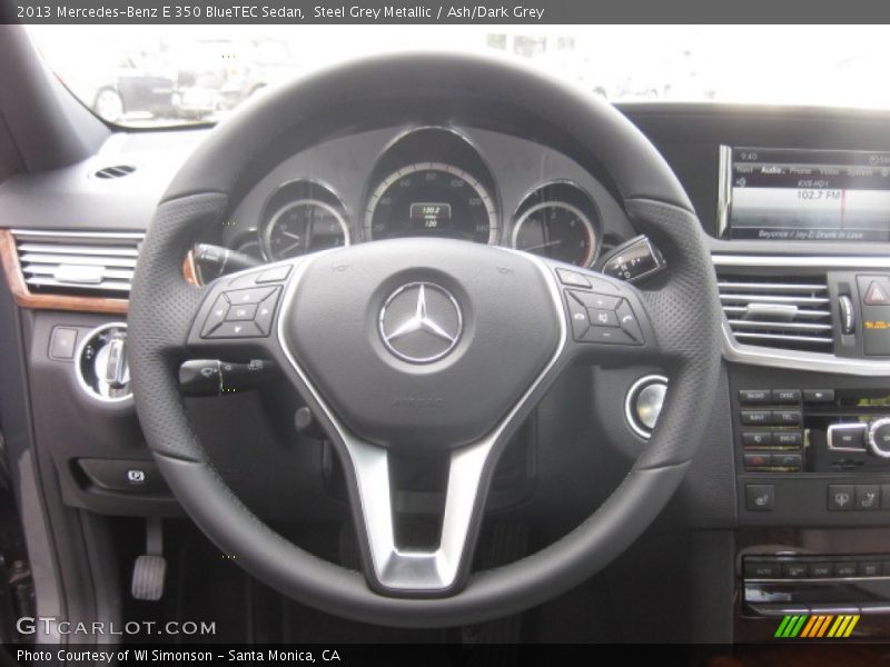 Steel Grey Metallic / Ash/Dark Grey 2013 Mercedes-Benz E 350 BlueTEC Sedan