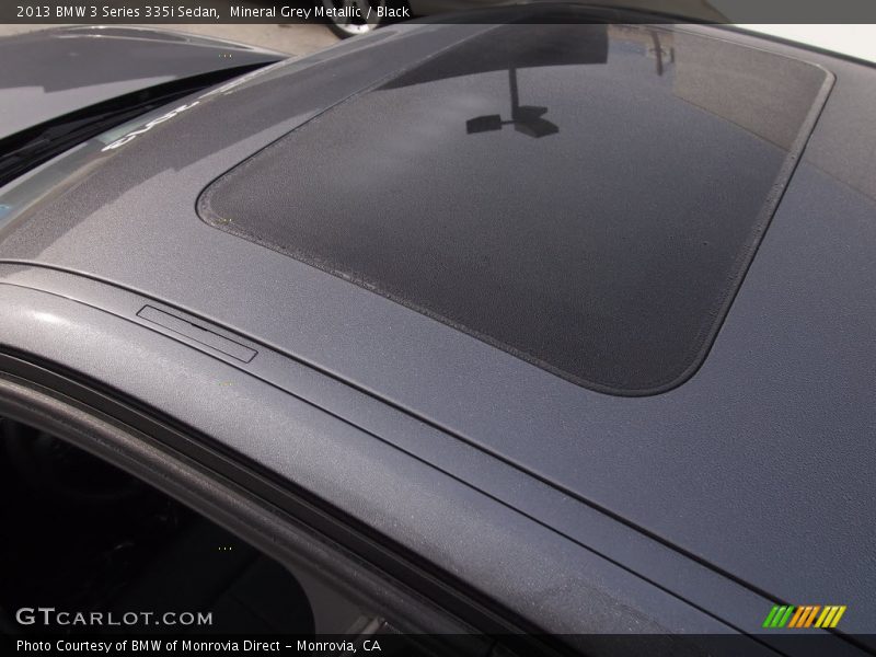 Mineral Grey Metallic / Black 2013 BMW 3 Series 335i Sedan