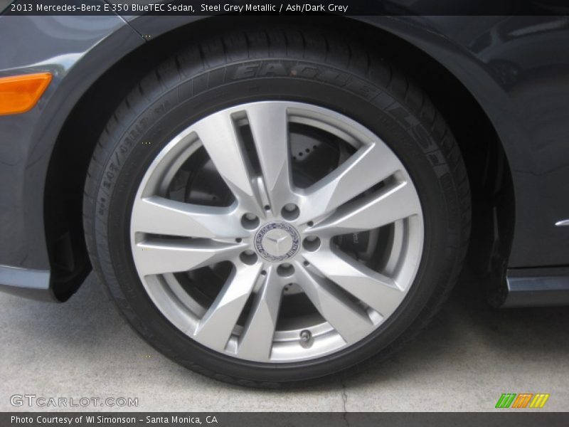 Steel Grey Metallic / Ash/Dark Grey 2013 Mercedes-Benz E 350 BlueTEC Sedan