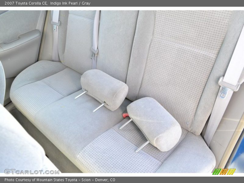 Indigo Ink Pearl / Gray 2007 Toyota Corolla CE