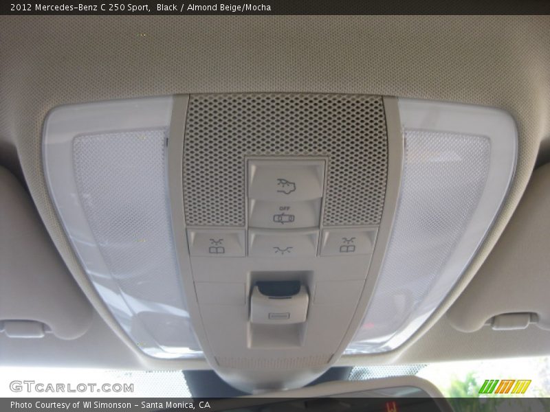 Black / Almond Beige/Mocha 2012 Mercedes-Benz C 250 Sport