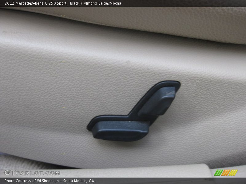 Black / Almond Beige/Mocha 2012 Mercedes-Benz C 250 Sport