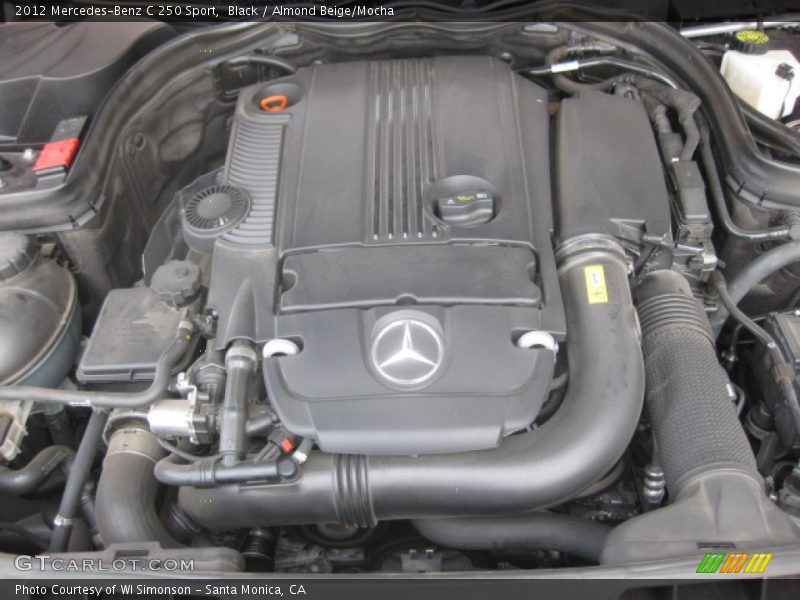 Black / Almond Beige/Mocha 2012 Mercedes-Benz C 250 Sport