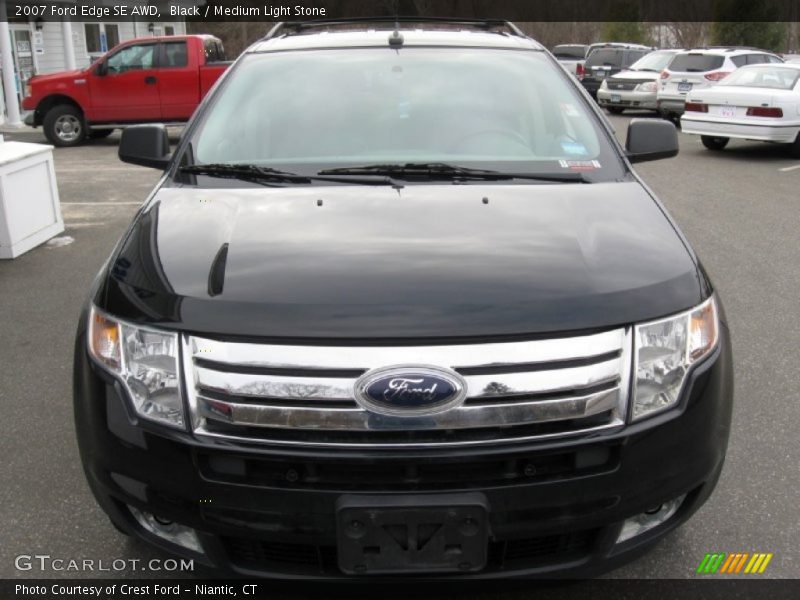 Black / Medium Light Stone 2007 Ford Edge SE AWD