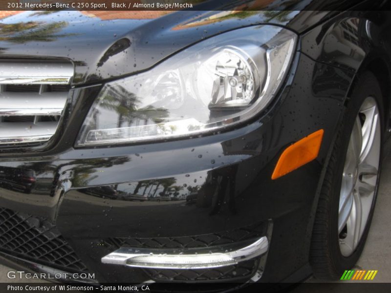 Black / Almond Beige/Mocha 2012 Mercedes-Benz C 250 Sport