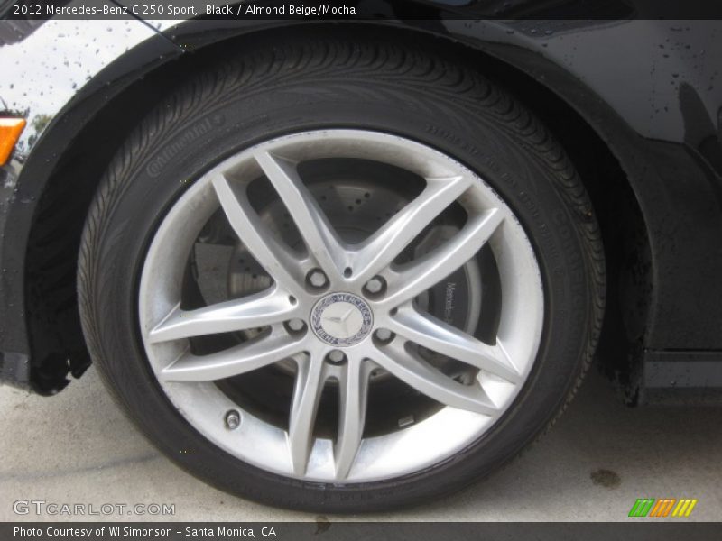 Black / Almond Beige/Mocha 2012 Mercedes-Benz C 250 Sport