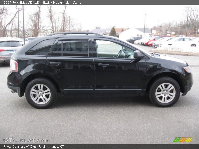 Black / Medium Light Stone 2007 Ford Edge SE AWD