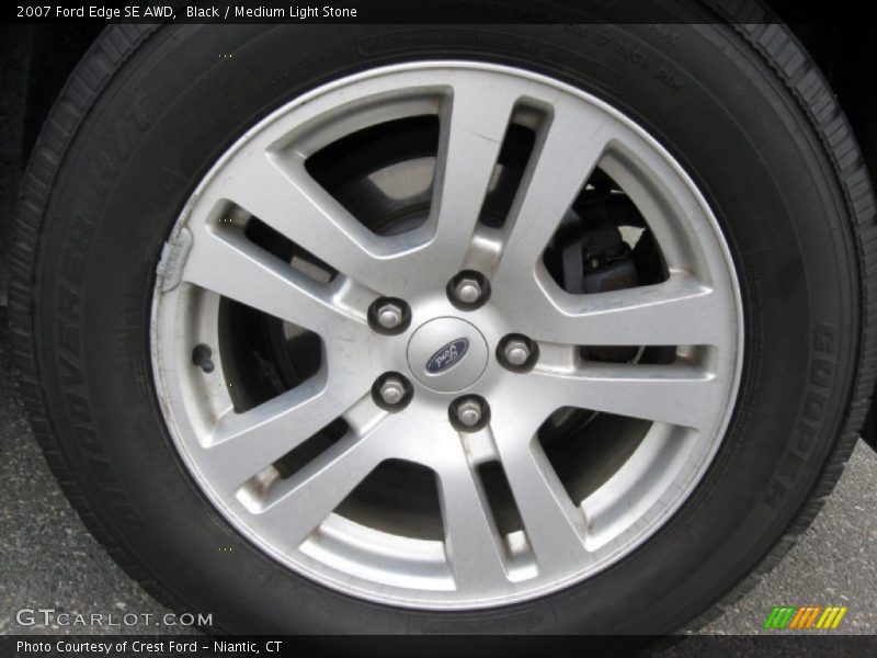 Black / Medium Light Stone 2007 Ford Edge SE AWD