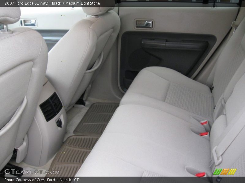 Black / Medium Light Stone 2007 Ford Edge SE AWD