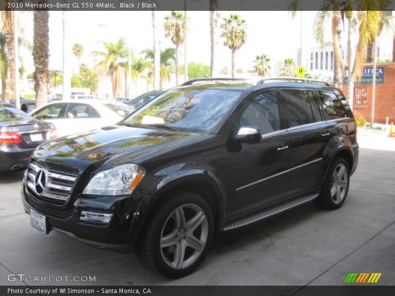 Black / Black 2010 Mercedes-Benz GL 550 4Matic