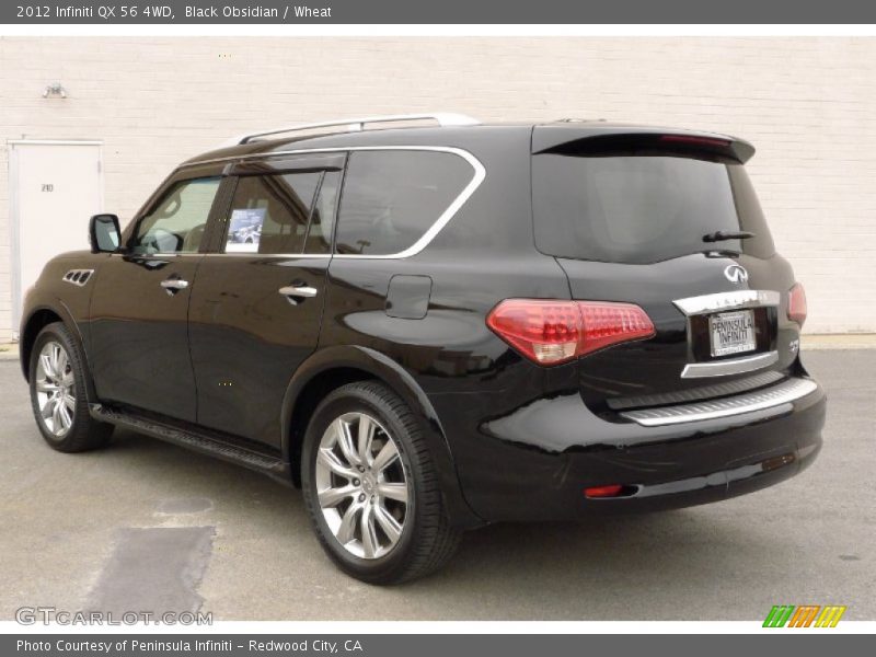 Black Obsidian / Wheat 2012 Infiniti QX 56 4WD