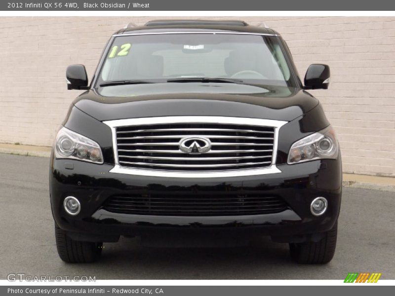 Black Obsidian / Wheat 2012 Infiniti QX 56 4WD