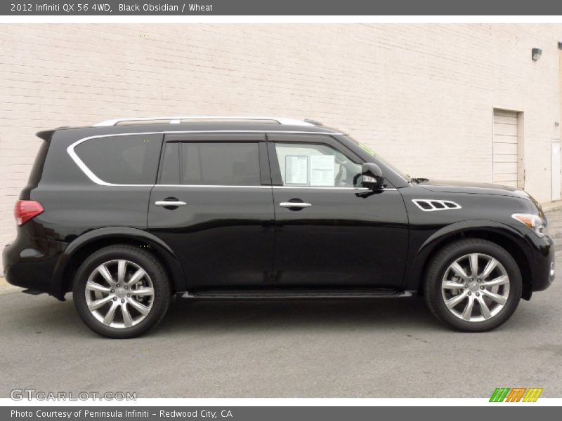Black Obsidian / Wheat 2012 Infiniti QX 56 4WD