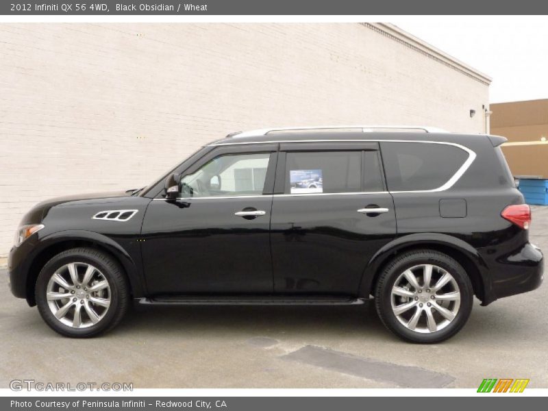 Black Obsidian / Wheat 2012 Infiniti QX 56 4WD
