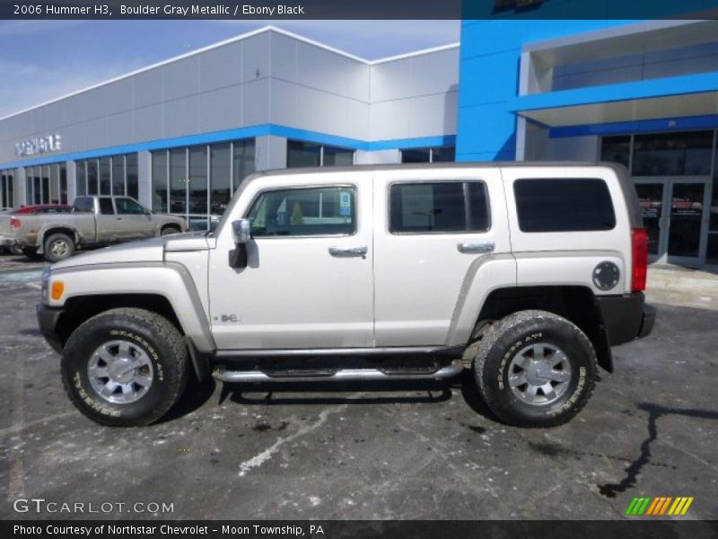 Boulder Gray Metallic / Ebony Black 2006 Hummer H3