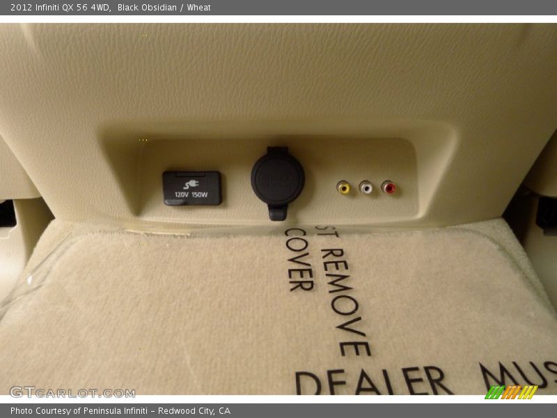 Black Obsidian / Wheat 2012 Infiniti QX 56 4WD