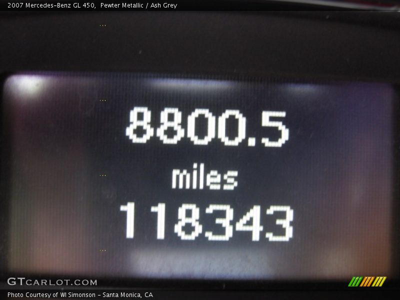 Pewter Metallic / Ash Grey 2007 Mercedes-Benz GL 450