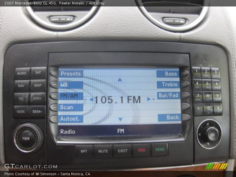 Pewter Metallic / Ash Grey 2007 Mercedes-Benz GL 450