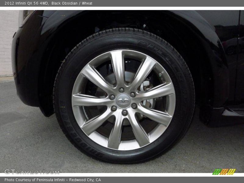 Black Obsidian / Wheat 2012 Infiniti QX 56 4WD