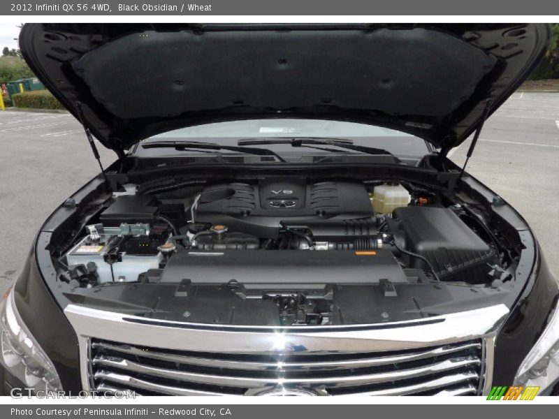 Black Obsidian / Wheat 2012 Infiniti QX 56 4WD