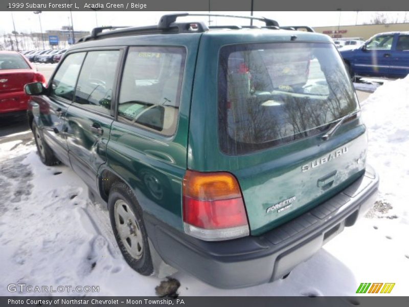 Acadia Green / Beige 1999 Subaru Forester L