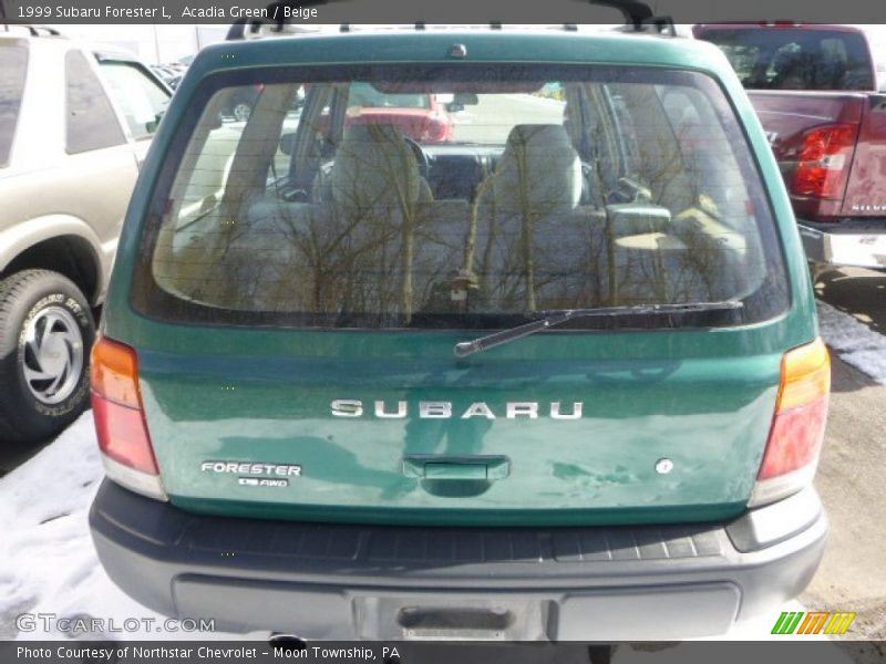 Acadia Green / Beige 1999 Subaru Forester L