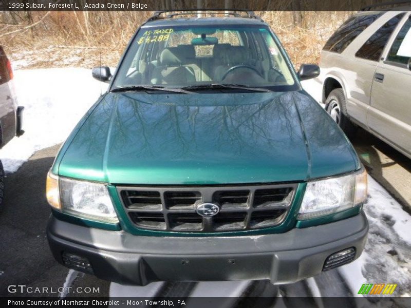 Acadia Green / Beige 1999 Subaru Forester L