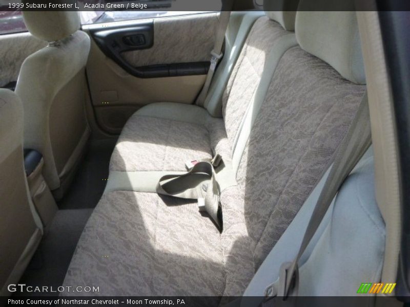 Rear Seat of 1999 Forester L